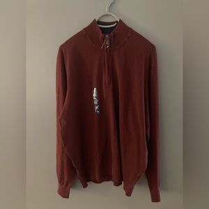 NWT IZOD Half Zip Sweater
